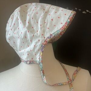 Briar Bonnet pink Swiss dot